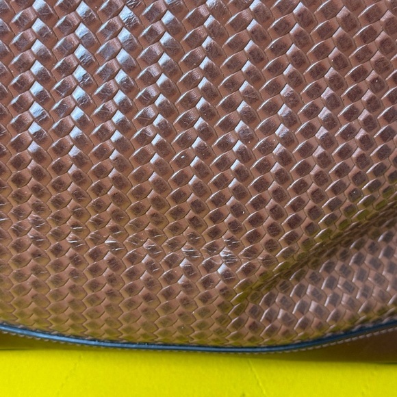 Dooney & Bourke Brown Textured Leather Shoulder Bag - Picture 2 of 16